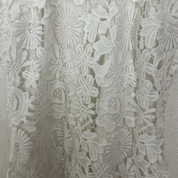 Lulus Love Poem Ivory Lace Mini Dress - Picture 4 of 5